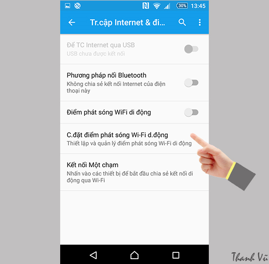 Bat chia se ket noi mang tren Sony Xperia M5 Single Sim 4